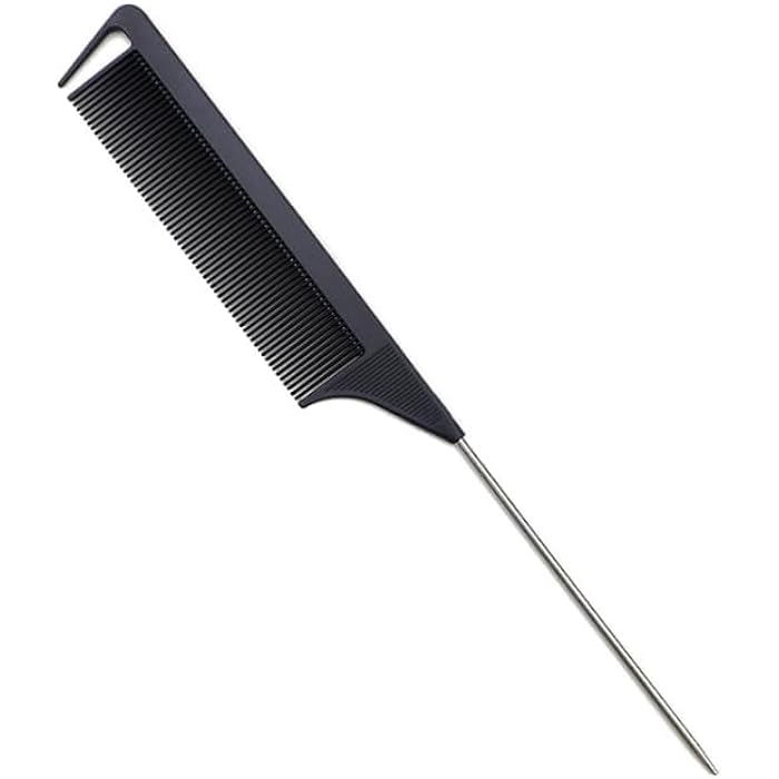 Flat Top Comb Flat Top Clipper Flat Top Stylish Combs Black Clipper Comb Stylist Barber Clippers for Creating Styling Hair Cuts- 1pc-BLACK - Image 1